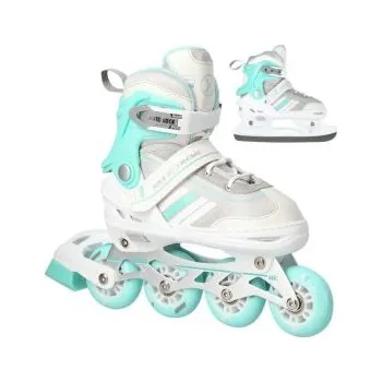 NILS Extreme 2V1 NH18191 bílo-modré EU 39-43 brusle + DÁREK DLE VÝBĚRU!