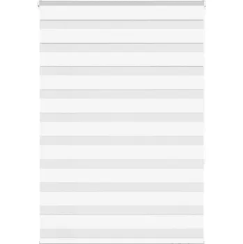 Roleta Zebra roleta bílá 95x150 cm šířka látky 90,9 cm polyester