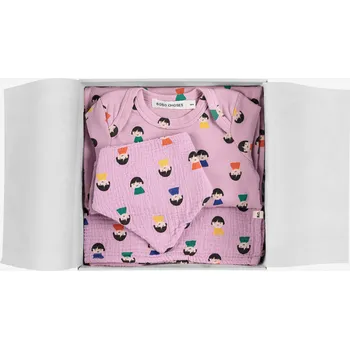 Kojenecká souprava BOBO CHOSES Dárková sada pro miminko Game Pawn all over - LAVENDER Velikost: 6m