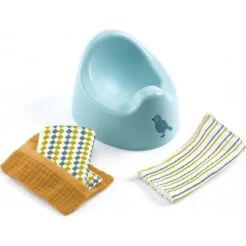 Djeco Dolls - Bathtime Potty & Wipes