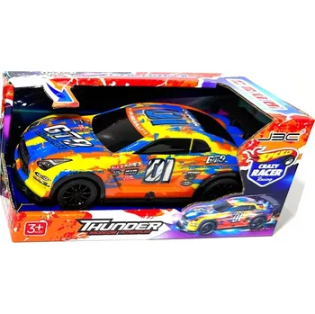 autíčko Alltoys Auto Champion 01 na setrvačník oranžové 1:20