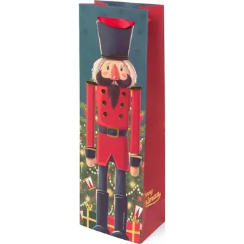 Dárková taška Legami Christmas Gift Bag - Bottle - Nutcracker uni