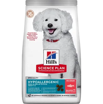 Hill's Pet Nutrition Science Plan Canine Adult Hypoallergenic Small & Mini Salmon, 6 kg