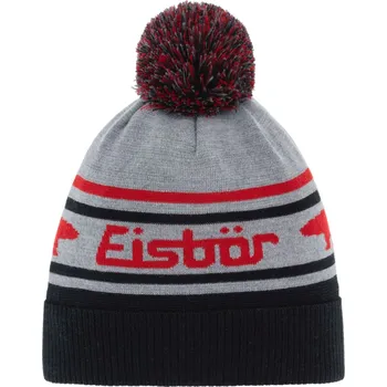 Čepice Eisbär Chani OS Pompon MÜ - schwarz/graumele/ardea uni