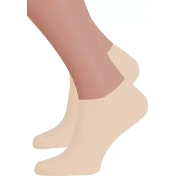 Dámské ponožky Nízké kotníčkové ponožky do tenisek Steven 8007 kávové velikost 44-46