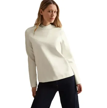 Dámská mikina Dámská mikina s kapucí Cecil 303146 bílá perla velikost L