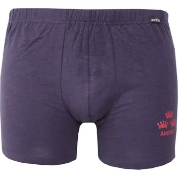 Pánské spodní prádlo Pánské boxerky Andrie s bambusem PS 5909 navy velikost 3XL-62/64