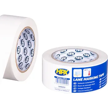 Lepicí páska PVC páska pro značení podlah a bezpečnostních zón Bílá
