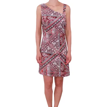 Dámské šaty Šaty Fashion Mam 299 červený vzor velikost 40/42