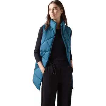 Dámská dlouhá vesta Cecil 220234 nordic aqua velikost M