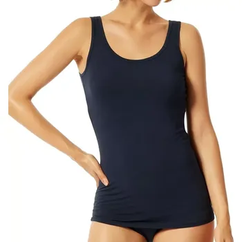 Dámský top Uncover by SCHIESSER na širší ramínka 173968 navy velikost XL
