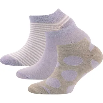 Ewers Sneaker 3er Pack Ringel/Punkte - 0001