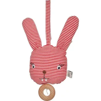 plyšák Oyoy mini Hrací hračka pro miminka - Rosy Rabbit