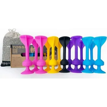 Hračka na písek Tossit Rodinný balíček - růžová/fialová/modrá/žlutá