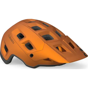 Cyklistická přilba MET Terranova - orange titanium metallic matt