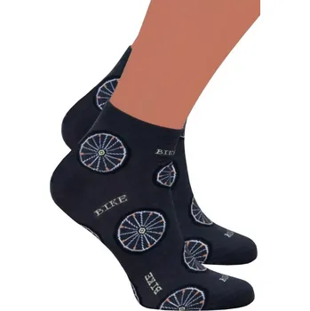 Pánské ponožky Ponožky pro cyklisty Steven 33025 grafit velikost 38-40