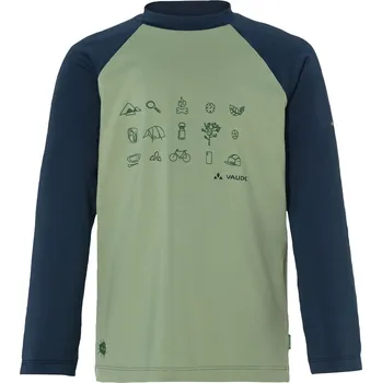 Chlapecké tričko Vaude Kids Solaro LS T-Shirt III - willow green 98