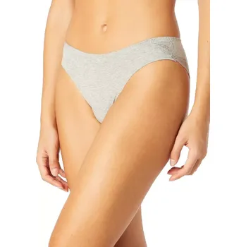 Kalhotky Klasické dámské kalhotky Calvin Klein QF6743E šedé velikost L-42/44