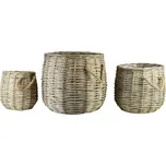 Sada 3 ks košíků GUSTAV II M-XL béžová