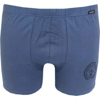 Boxerky Pánské boxerky bavlna/lycra Andrie PS 5869 petrol velikost XXL-58/60