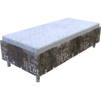 Postel Válenda Ema Words hnědá s úložným prostorem