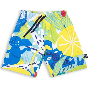 Chlapecké kraťasy Wouki Chlapecké šortky Fubuki - Blue Hawaii 164