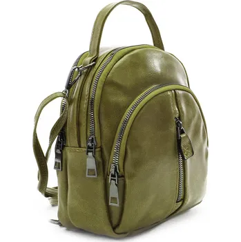 Městský batoh Zelený stylový dámský batoh/kabelka Nalani
