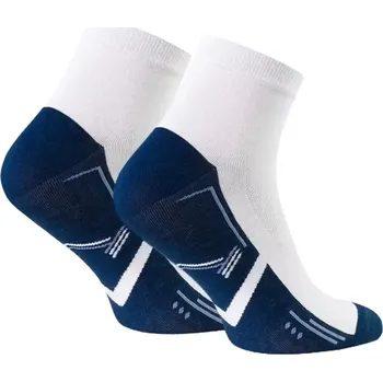 Pánské ponožky Kotníčkové ponožky pro muže Steven 318054 bílo-navy velikost 41-43