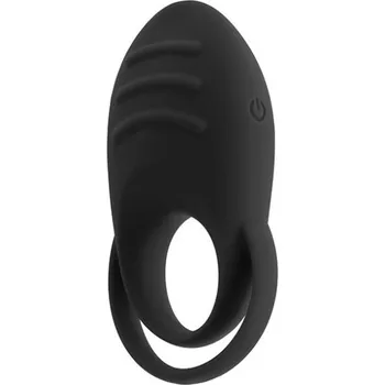 DUAL COCK RING - BLACK