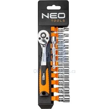 Gola sada Sada hlavic s ráčnou + prodloužení, NEO tools 12 ks 1/2, balení 1 ks