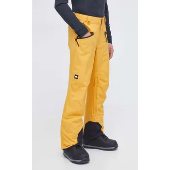 Pánské kalhoty Kalhoty Quiksilver Boundry pánské, žlutá barva EQYTP03144 11X, vel. M