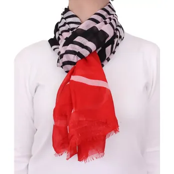 Šátek Dámský šátek 19095 červená velikost uni