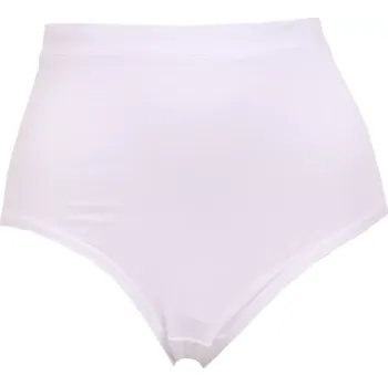 Kalhotky Dámské vyšší kalhotky s bambusem Andrie PS 1024 bílá velikost 3XL-54/56