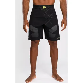 MMA MMA šortky Venum Training Camp 4.0 - Black/Neon Green Velikost: XXL