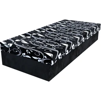 Postel Válenda Maka/černá 200 × 90 cm pružinová