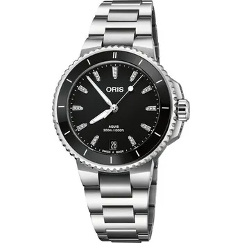 Hodinky Oris Aquis Date Diamonds 36,5 mm 01 733 7792 4194-07 8 19 05P + 5 let záruka a dárek ZDARMA