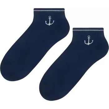 Dámské ponožky Kotníčkové ponožky Steven 2117 navy kotva velikost 41-43