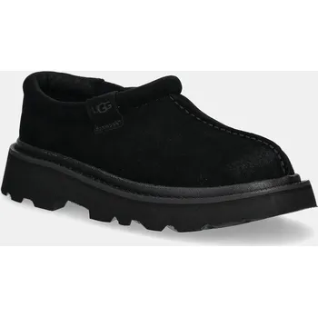 Dámské mokasíny Semišové mokasíny UGG Tasman Lug pánské, černá barva, 1166913-BLK, 42, 99X