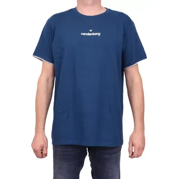 Pánské tričko Pánské tričko s krátkým rukávem Vanderberg 00201 petrol velikost 3XL