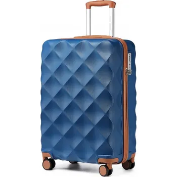 British Traveller K2395L Kufr spinner 61cm Modrý Navy ABS/Polykarbonát