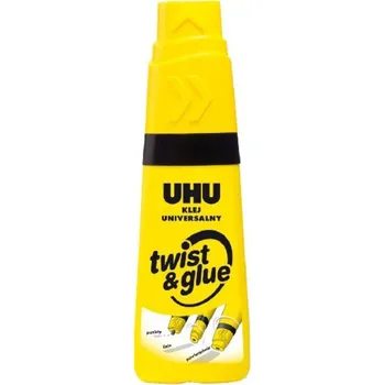Kancelářské lepidlo UHU Lepidlo rychleschnoucí univerzální s aplikátorem Twist & Glue, 35 ml