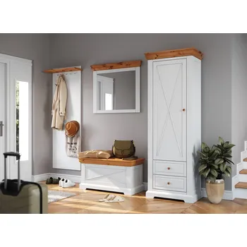 Předsíňová stěna Casarredo RONE bílá/borovice