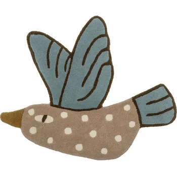 Koberec Bloomingville Blue Jay Rug, Blue, Wool