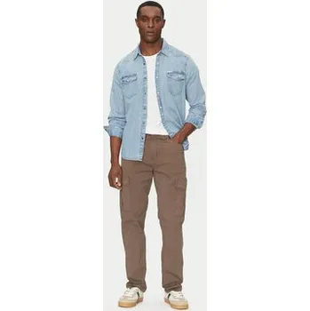 Pánská košile Guess Jeans Košile M5RH55 D5M82 Modrá Regular Fit XXL