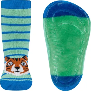 Ewers Stoppersocken SoftStep Tiger - maigrün 21-22