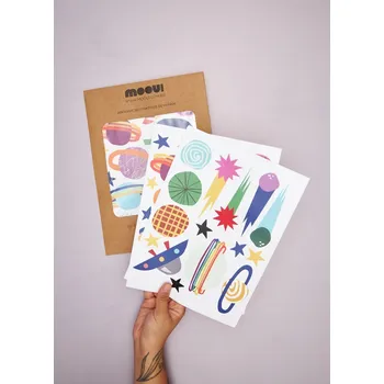 Mooui wall sticker cosmos