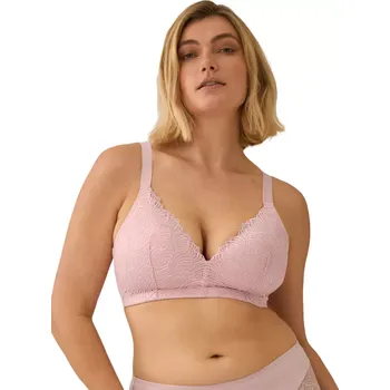 Podprsenka Bezkosticová push-up podprsenka Naturana 5674 pink rose velikost 75E