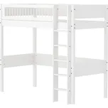 Flexa High sleeper F.Wht. MDF 200x90cm Leg F.Wht. Crossbars F.Wht.