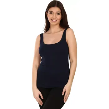 Dámské tílko na široká ramínka Pleas 179744 tmavě modré velikost XXL