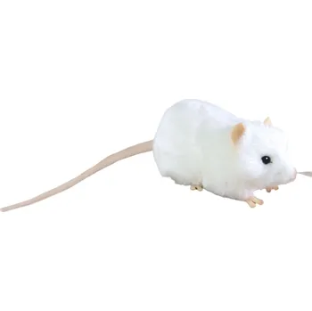plyšák Hansa White mouse 12 cm.L